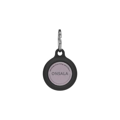 ONSALA Airtag Holder Silikone med Nøglering Sort
