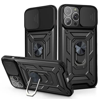 Telefonetui med magnet og stativ Sort iPhone XS/ XS Max