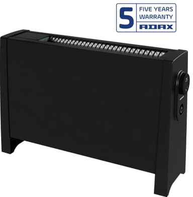 Adax Vilje gulvradiator VG1120DTFB (sort) thumbnail