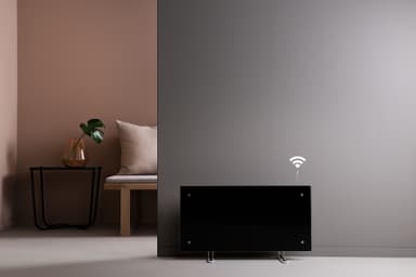 Adax Clea radiator med Wi-Fi H 06 - sort