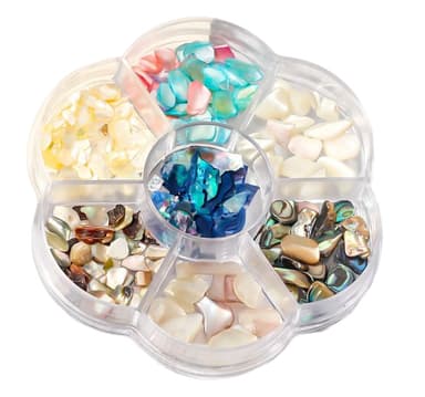 Negledekoration til nail art 3D sten MultiColor