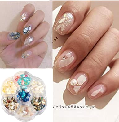 Negledekoration til nail art 3D sten MultiColor