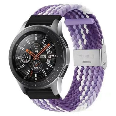 Flettet Elastik Armbånd Samsung Galaxy Watch 46mm - gradientpurple