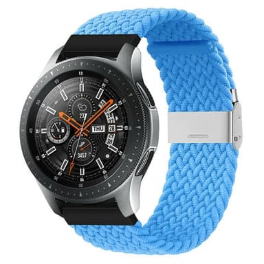 Flettet Elastik Armbånd Samsung Galaxy Watch 46mm - skyblue