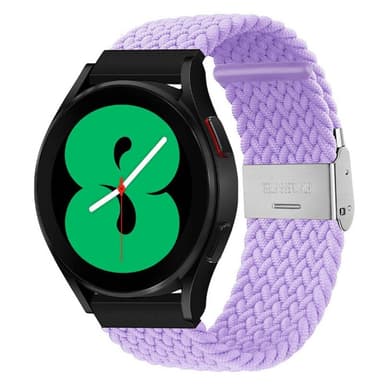 Flettet Elastik Armbånd Samsung Galaxy Watch 4 (40mm) - lightpurple