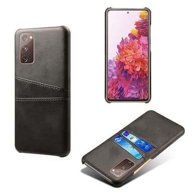 SKALO Samsung S20 FE PU-læder Kortholder Cover - Sort