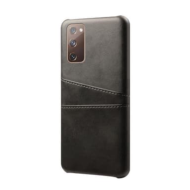 SKALO Samsung S20 FE PU-læder Kortholder Cover - Sort