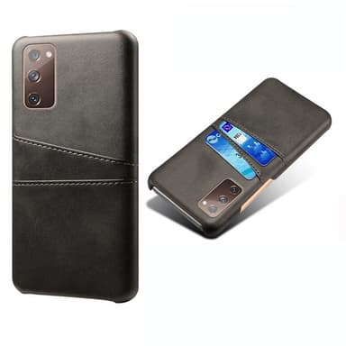 SKALO Samsung S20 FE PU-læder Kortholder Cover - Sort