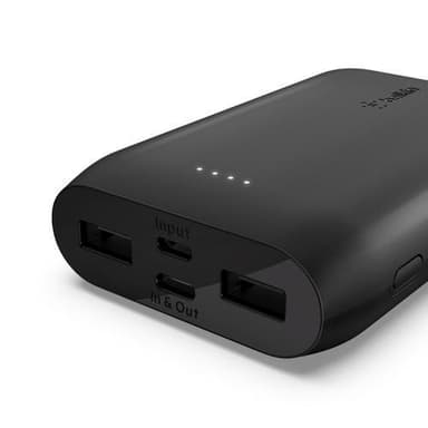 Belkin F8J267BTBLK, 10000 mAh, 15 W, Sort