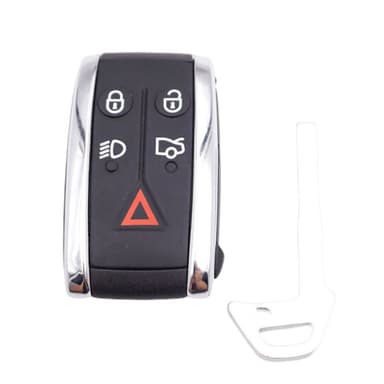 Key Fob Shell til Jaguar 2006-2008 XR/XKR/XK Sort