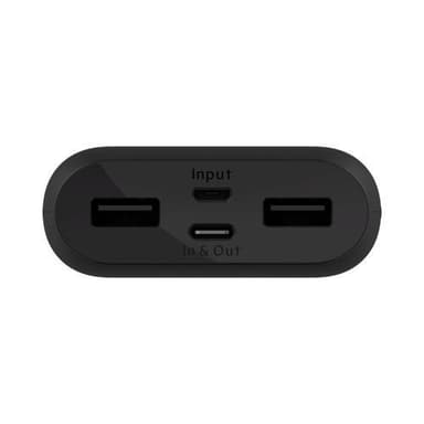Belkin F8J267BTBLK, 10000 mAh, 15 W, Sort