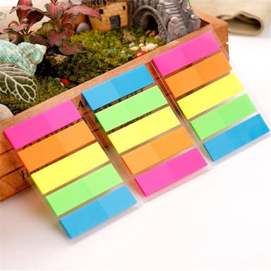 Markeringsfaner 100 stk MultiColor