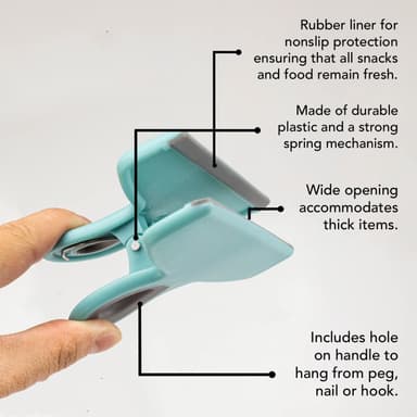 Stor magnetisk klips Grøn