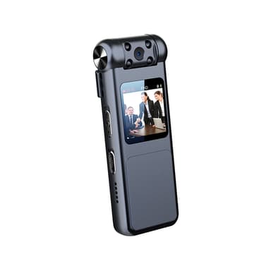Lydoptager med videokamera HD 8 GB Sort