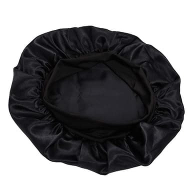 INF Sovehætte satinhætte (one size) Sort Sort