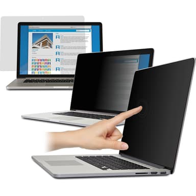 V7 PS156W9, 39,6 cm (15.6""), 16:9, Netbook, Privatfilter för ramlösa datorskä