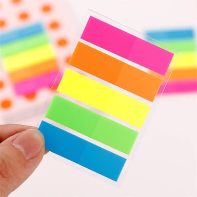Markeringsfaner 100 stk MultiColor