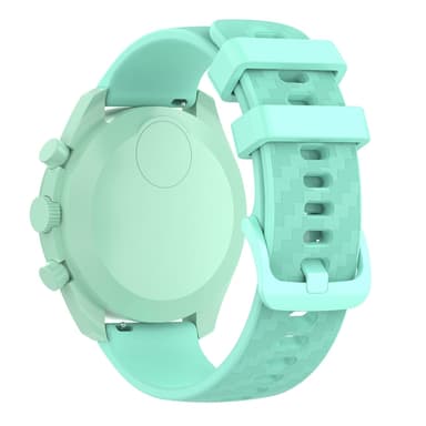 Urrem til 20 mm Omega/Huawei/Samsung Galaxy Watch Silikone Grøn