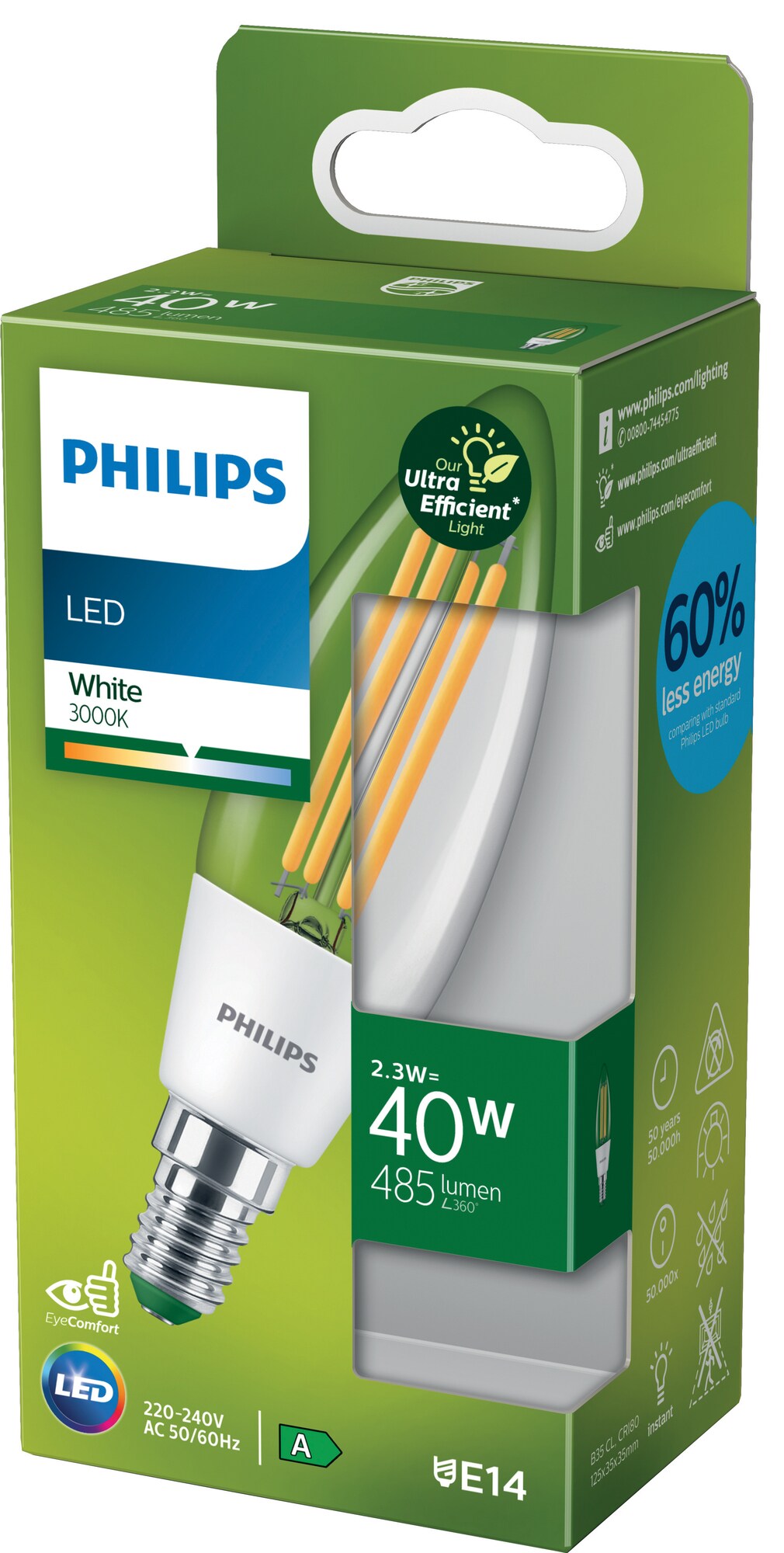 Philips LED-pære 871951443575900 thumbnail