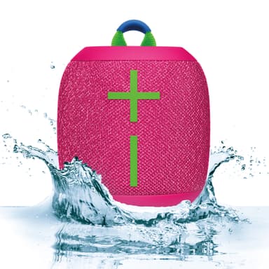 Ultimate Ears WONDERBOOM 3 bærbar og trådløs højttaler (hyper pink)