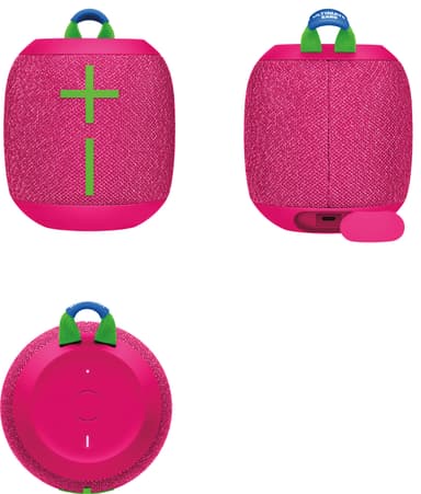 Ultimate Ears WONDERBOOM 3 bærbar og trådløs højttaler (hyper pink)