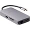 Renkforce USB-C™ 9-in-1 Dock 60 W USB-C® Notebook dockingstation Passer til mærkerne: univerzálny, Apple inkl