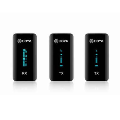 BOYA Mikrofon Trådløs x2 BY-XM6-S2 Ultra Compact 2.4GHz