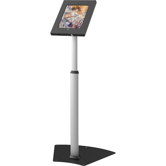 epzi Lockable floor stand for iPad 2/3/4 / Air, silver/black