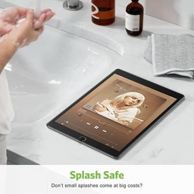 Skærmbeskytter 10,2"" iPad hærdet glas gennemsigtigt 2-pak