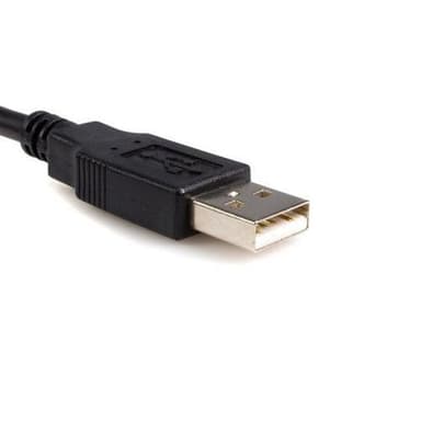 StarTech.com ICUSB128410, 30,5 m, Centronics, USB Type-A, Hanstik/Hanstik, Sort, 163 g