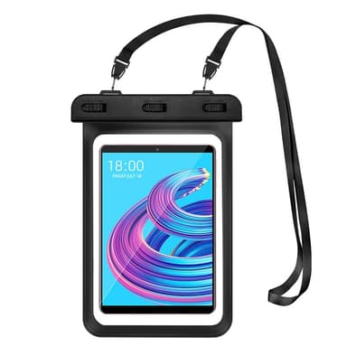Vandtæt etui til 10 tommer tablet Sort