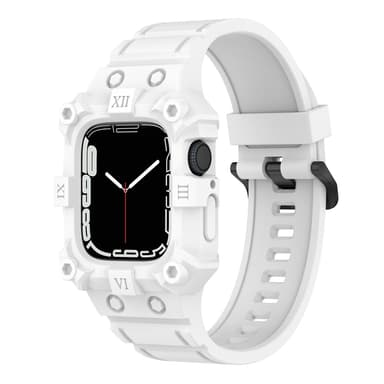 Urrem til Apple Watch 42/44/45 mm Silikone Hvid