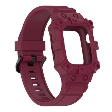 Urrem til Apple Watch 38/40/41 mm Silikone Vinrød