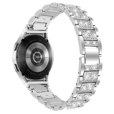 Urrem til Samsung Galaxy Watch 4 Sparkle Rustfrit Stål Sølv