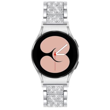Urrem til Samsung Galaxy Watch 4 Sparkle Rustfrit Stål Sølv