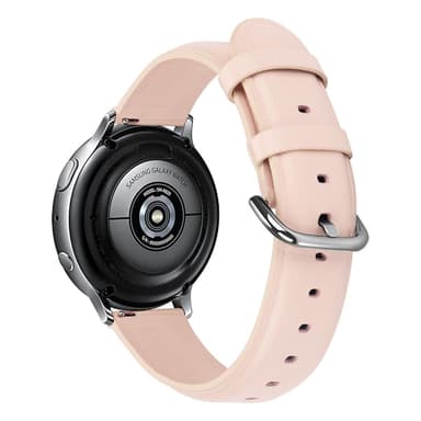 Huami GTS 20 mm læderarmbånd Pink (S)