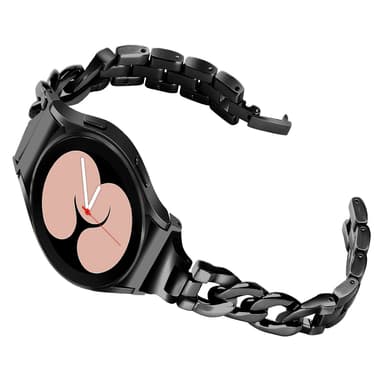 Urrem til Samsung Galaxy Watch 4 Rustfrit Stål Sort