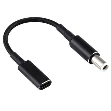 PD 100W 18.5-20V 7.4 x 0.6mm til USB Type-C Adapter Dell