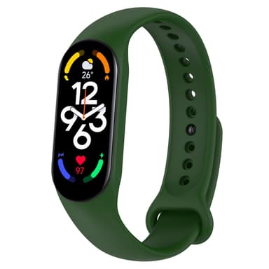 Urrem til Xiaomi Mi Band 7 TPU Grøn