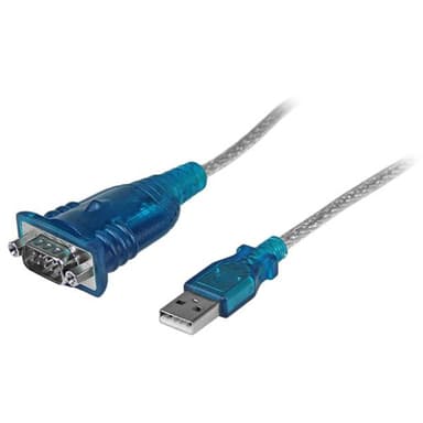 StarTech.com ICUSB232V2, Grå, 0,43 m, USB 2.0 Type-A, DB-9, Hanstik, Hanstik