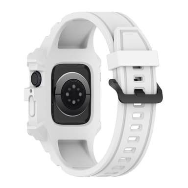 Urrem til Apple Watch 42/44/45 mm Silikone Hvid