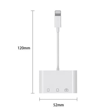 Memorycardlæser 3i1 - Lightning