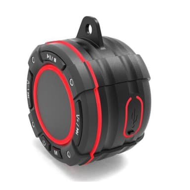 Vandtæt multifunktionel Bluetooth højttaler Sort