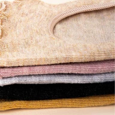 Halvtæer Yoga Sokker Anti-Slip Sort 36 2/3 - 39 1/3 1 Par