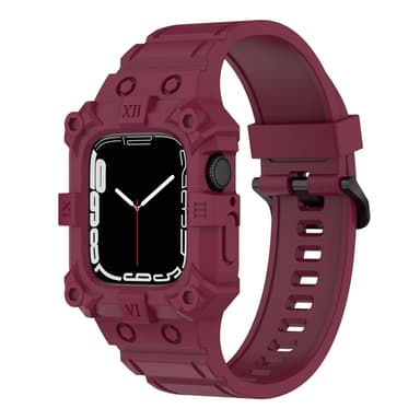 Urrem til Apple Watch 38/40/41 mm Silikone Vinrød