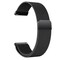 SKALO Milanese Loop til Samsung Watch Active2 40mm - Sort