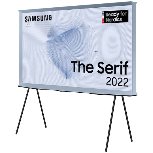 Samsung 43   The Serif 4K QLED TV (2022, Cotton Blue)