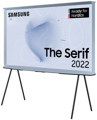 Samsung 43'' The Serif 4K QLED TV (2022, Cotton Blue)
