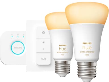 Billede af Philips Hue WA 8W A60 E27 Bridge-startpakke