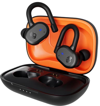 Skullcandy Push Active True Wireless in-ear-høretelefoner (sort/orange)